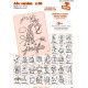 SELLOS DIDAC. ABC CURSIVA ANIMALES X 30