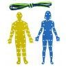 ESQUEMAS CORPORALES X 2 UNID PARA ENHEBRAR PVC