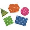 FIGURAS GEOMÉTRICAS X 5 UNID PARA ENHEBRAR EN PVC
