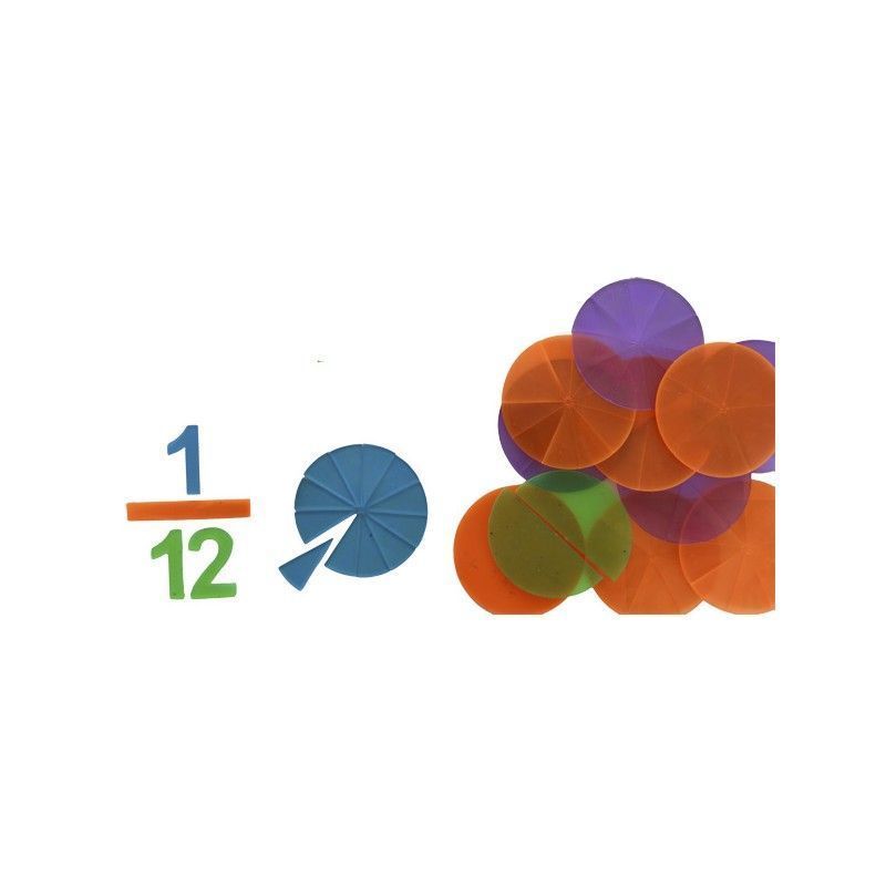 FRACCIONARIOS CON REPRESENTACIÓN NUMÉRICA X 48 UNID. PVC
