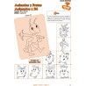 SELLOS DIDAC. ANIMALES Y FRUTAS ANIMADOS X 24