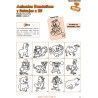 SELLOS DIDAC. ANIMALES DOMÉSTICOS Y SALVAJES X 25