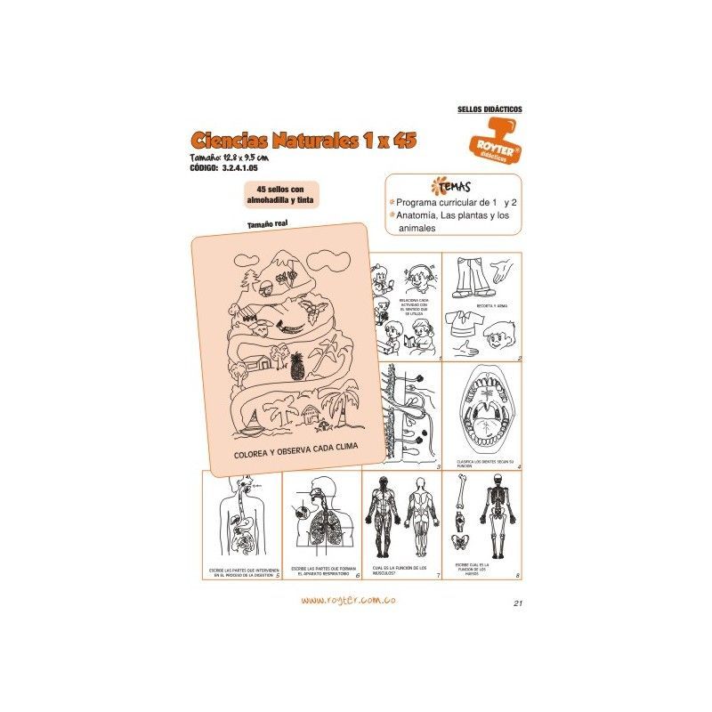 SELLOS DIDAC. CIENCIAS NATURALES 1 X 45