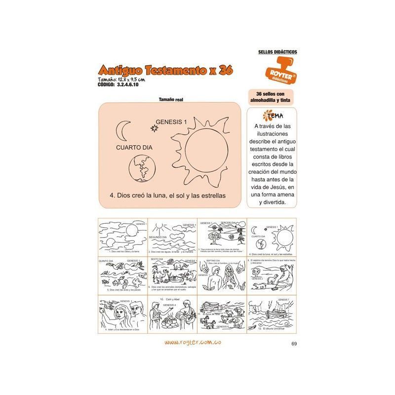 SELLOS DIDAC. ANTIGUO TESTAMENTO X 36