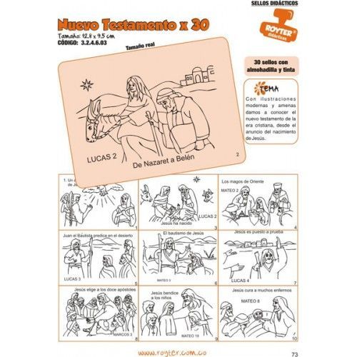 SELLOS DIDAC. NUEVO TESTAMENTO X 30