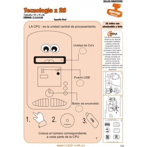 SELLOS DIDAC. TECNOLOGÍA JUMBO X 28