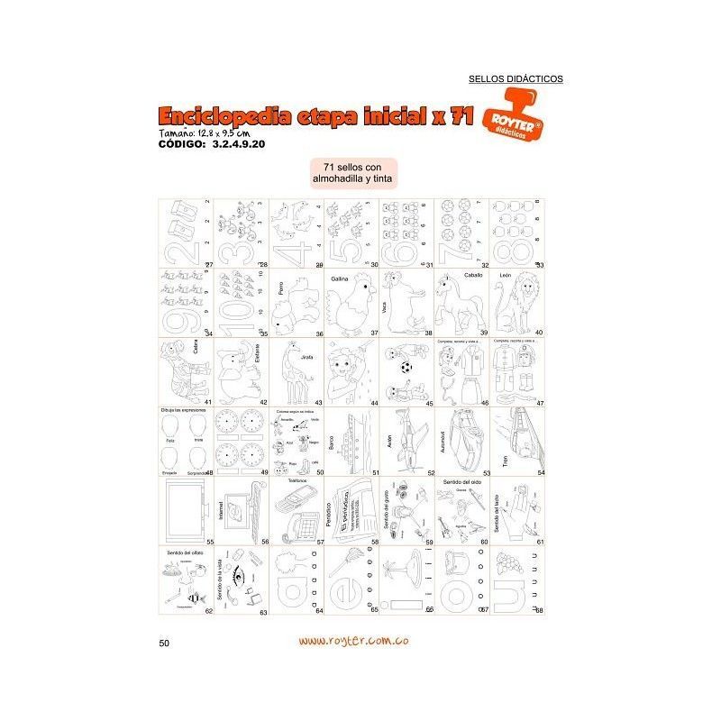 SELLOS DIDAC. ENCICLOPEDIA ETAPA INICIAL X 71 VENEZUELA