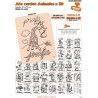 SELLOS DIDAC. ABC CURSIVA ANIMALES X 30