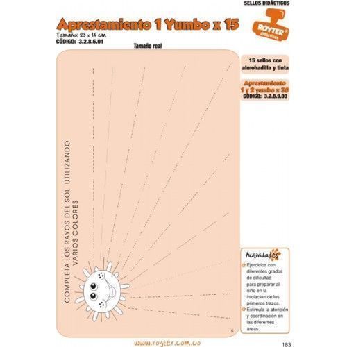 SELLOS DIDAC. APRESTAMIENTO 1 YUMBO X 15