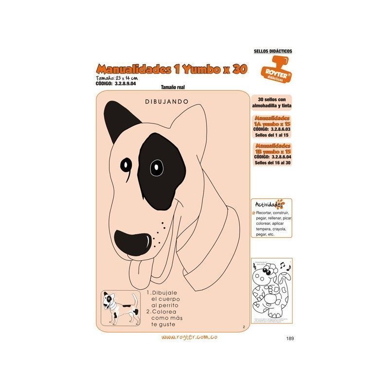 SELLOS DIDAC. MANUALIDADES 1 B X 15 YUMBO