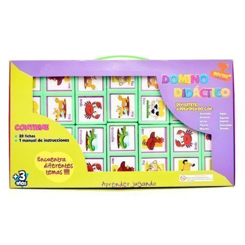 DOMINÓ INGLÉS ANIMALES